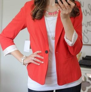 Kensie Stitch Fix Blazer (red/orangish)